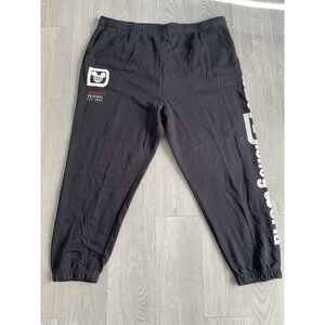 NWOT Walt Disney World Men's Black Jogger Sweatpants w/ WDW Logo in Size 3XL